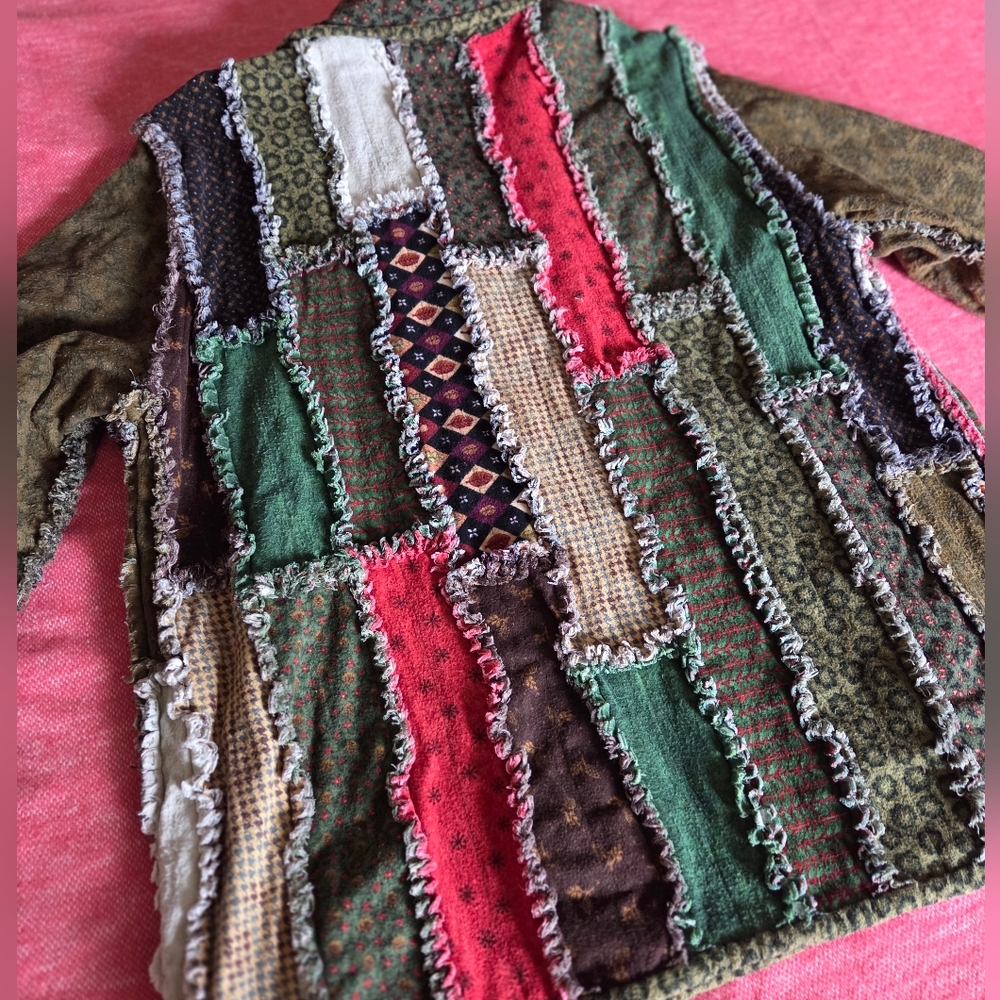 Source Unknown Multicolor Patchwork Jacket - Picture 7 of 9